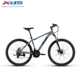 喜德盛（xds）山地自行车黑客350/旭日310 X6铝合金车架21速变速机械碟刹 旭日310石岩灰15.5寸