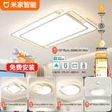 MI已接入米家小爱智能吸顶灯客厅灯卧室灯全光谱护眼灯具套餐 【三室两厅】米家智控+风扇灯 蓝牙mesh可灵动开关和遥控器