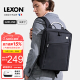 乐上（LEXON）法国品牌双肩包14英寸商务电脑包男防泼水背包通勤笔记本书包礼物