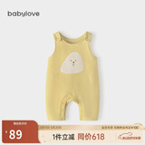 babylove宝宝背带裤春秋外穿连体裤超萌可爱休闲长裤洋气婴儿裤子