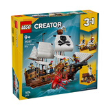 乐高（LEGO）积木31387 海盗船男女孩儿童玩具七夕情人节礼物家居装饰摆件