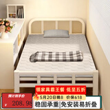 忆琳居折叠床家用单人床办公室午休床1.2米硬板床加床便携简易 120cm宽【经济款+加厚框架】