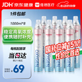 WELLDAY氧气瓶便携供氧器孕妇老人便携吸氧瓶高原旅游应急氧气罐1000ml*8