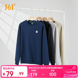 361°卫衣男装春夏季长袖运动服休闲跑步圆领宽松上衣服652334801D-8