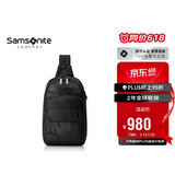 新秀丽单肩斜挎包休闲包旅行包时尚潮男NV2*09005 黑色 