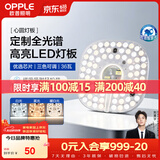 欧普照明（OPPLE）LED吸顶灯芯改造灯板圆形节能替换灯盘光源灯珠36瓦三色 全光谱