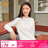 361°卫衣女春季加绒外套运动休闲圆领长袖套头衫上衣662344801D-1