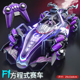 泰芬乐（BIG TAYLOR）遥控车RC模型车喷雾感应特技F1方程赛车儿童玩具男孩生日礼物