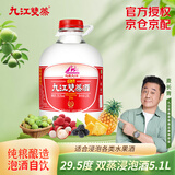九江双蒸豉香型白酒 自饮泡酒米酒29.5度桶装纯粮食酒5.1L散酒水果泡酒