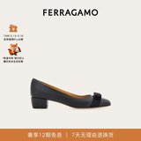 菲拉格慕（Ferragamo）女士黑色Vara蝴蝶结高跟鞋 0775750_1D _ 60 520礼物送女友