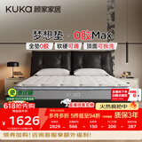 顾家家居（KUKA）梦想垫MAX全垫0胶床垫5073软硬可调席梦思可拆洗弹簧床垫2026新款