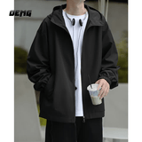 OEMG 日系黑武士外套上衣男女cityboy春秋夏季冲锋款式夹克美式工装服 黑色 XL [建议125-140斤]