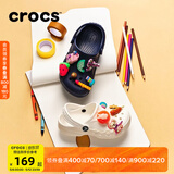 CROCS卡骆驰贝雅儿童洞洞鞋户外包头童鞋沙滩鞋凉鞋拖鞋/207013/207012 深蓝色-410 30 (180mm)