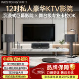 威斯汀家庭ktv音响套装唱歌全套设备卡拉OK点歌机一体机家庭影院天籁12吋全球十大音响品牌 天籁三分频+MA-7300+F4