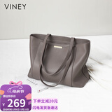 viney牛皮包包女包大容量托特包轻奢品牌单肩生日母亲节礼物实用送妈妈
