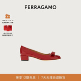 菲拉格慕（Ferragamo）女士Vara蝴蝶结高跟鞋  0591964_1D _ 75 520礼物送女友