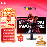 HKC 27英寸2K 220Hz高刷FastIPS快速液晶HDR400电竞1ms硬件低蓝光三角洲游戏电脑显示器 猎鹰G27H2Max