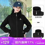骆驼（CAMEL）户外抓绒衣女双面摇粒绒冲锋衣内胆抗静电薄款立领防风外套男  M
