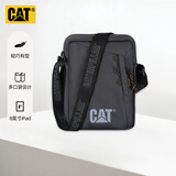 卡特（CAT）斜挎包休闲单肩包手机小包多功能通勤轻礼物 84867 煤灰色