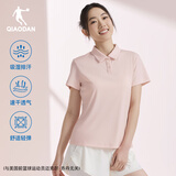 乔丹POLO衫女t恤舒适商务休闲夏季速干短袖女士运动上衣七夕礼物