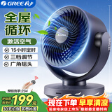 格力（GREE）空气循环扇台式风扇家用电风扇风宝遥控小风扇摇头电扇涡轮换气扇循环对流风扇FXT-1506Bg3