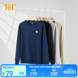 361°卫衣男装春夏季长袖运动服休闲跑步圆领宽松上衣服652334801D-8
