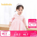 巴拉巴拉宝宝连衣裙蓬蓬网纱裙A字裙女童装2025秋季裙子儿童209325111003