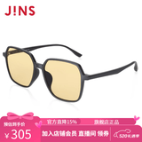 睛姿（JINS）防蓝光眼镜男女护目镜56%防蓝光辐射轻量大方框520礼物FPC22S253 97B亚光黑色（包装全新升级）