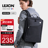 乐上（LEXON）法国品牌双肩包14英寸商务电脑包男防泼水背包通勤笔记本书包礼物