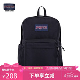 JANSPORT杰斯伯书包轻便双肩包男女旅行包简约背包电脑包学生校园 4QUT008爵士黑-侧边袋