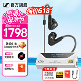 森海塞尔（Sennheiser）IE900/IE600/IE300旗舰级HIFI高保真超宽单动圈单元可拆卸MMCX挂耳式耳机 高保真发烧有线耳机耳塞 IE300+山灵UA4银色 便携耳放