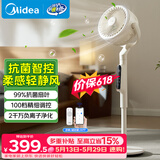 美的（Midea）【幸运草安睡Promax】家用空气循环扇/直流变频静音电风扇/负离子净化落地扇/3D摇头遥控APP互联