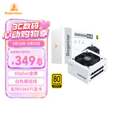 鑫谷（segotep）GM650W冰山版金牌全模组电源（80plus金牌/白色模组线/支持5060Ti显卡/宽幅台式电脑主机箱电源）