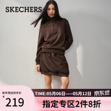 斯凯奇（Skechers）针织套头卫衣女2026春季长袖外套休闲运动服L425W012