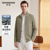 SHANSHAN杉杉夹克男春秋款2026商务休闲立领日常通勤百搭爸爸装男士外套