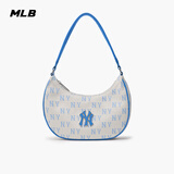 MLB男女水桶包斜挎包腰包旅行包男女包时尚学院风 3ABQS014N/纽约洋基队/深天蓝色 F