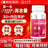 九芝堂大豆异黄酮黄体酮女性补充雌激素卵巢保养更年期调理月经早衰70粒