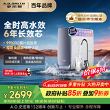 史密斯（A.O.SMITH）佳尼特蓝鲸1000G 家用净水器厨房专用台下用净水机直饮一体机 6年RO膜 冠军之选CR2500AE1价保618
