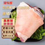 雏牧香黑猪前肘净重2斤精修去毛猪蹄膀猪肘子生鲜猪肉 源头直发