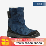 迪卡侬（DECATHLON）儿童雪地靴女童靴子男童加厚防水防滑棉靴童鞋雪地棉鞋SH100 蓝色 29