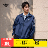 adidas通勤百搭三条纹休闲运动夹克外套男女春阿迪达斯三叶草
