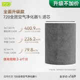 720鸿蒙智选支持华为智慧生活空气净化器123iSProC400EP500H官方原装滤芯滤网 除甲醛消毒除菌除烟 空净1i滤芯【升级款】