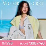 维多利亚的秘密（Victoria's Secret）维密 单依纯同款宅度假天丝绵柔印花凉感睡衣家居服套装女不易皱