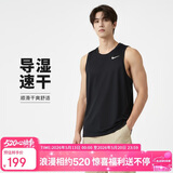 耐克NIKE运动背心男子速干凉爽DRI-FIT背心DV9814-010黑XXL