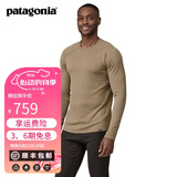 巴塔哥尼亚（Patagonia） 男士秋冬户外保暖舒适透气C3功能内衣上装Cap Mw Crew C3 44427 SBDY M 175/180(CM) 68/76(KG)