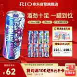 锐澳（RIO）洋酒 预调酒 鸡尾酒 冰饮果酒甜酒伏特加 强爽8度系列 330ml*8罐
