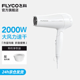 飞科（FLYCO）电吹风机宿舍用柔风恒温护发家用冷热大风量快速干发吹风筒生日礼物 【赠送封嘴】FH6232白色