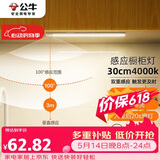 公牛（BULL）感应橱柜灯衣柜灯LED人感光感磁吸 卧室床沿玄关小夜灯30CM4000K