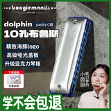 BoogieMAN 【园园同款】海豚PADDY调口琴十孔布鲁斯成人专业演奏级蓝调10孔