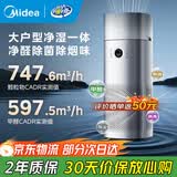 美的（Midea）【母婴认证】空气净化器加湿一体机除甲醛除霉除尘防过敏异味除烟味99.99%除菌率空气消毒机 【呵护敏感人群呼吸】RX600proH